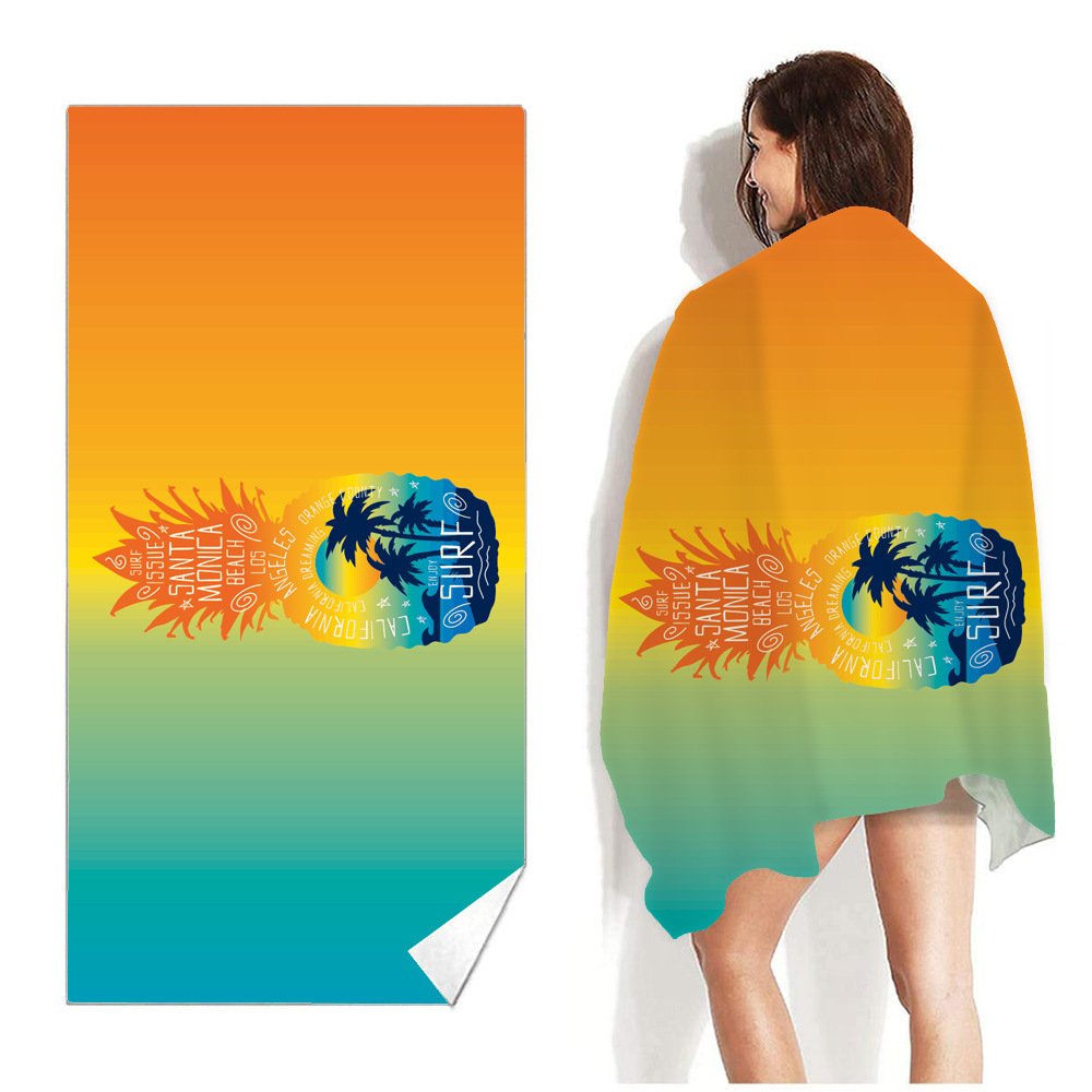 Beach Towel Printed Swimming Sweat Towel - Image 8